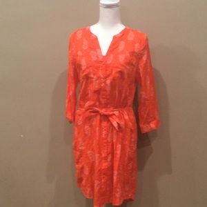 Orange old navy dress